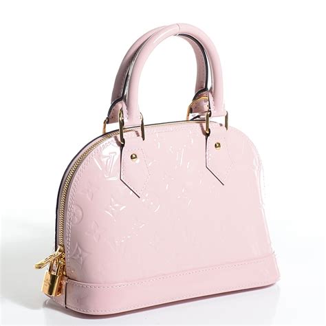 LOUIS VUITTON Vernis Alma BB Rose Ballerine.